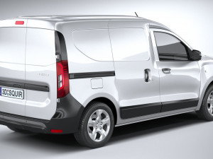 Dacia Dokker Van 2022 3D Model