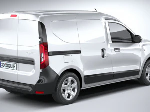 Dacia Dokker Van 2022 3D Model