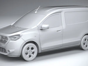 Dacia Dokker Van 2022 3D Model