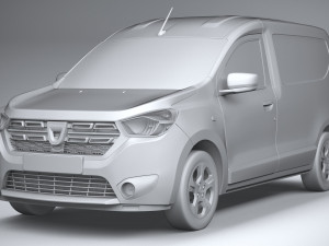 Dacia Dokker Van 2022 3D Model