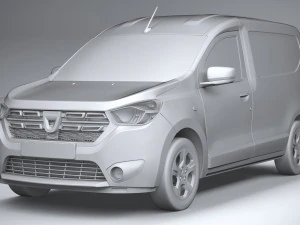 Dacia Dokker Van 2022 3D Model
