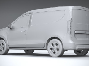 Dacia Dokker Van 2022 3D Model