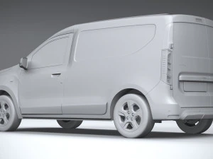 Dacia Dokker Van 2022 3D Model