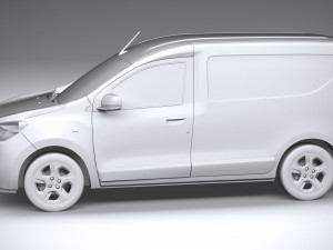 Dacia Dokker Van 2022 3D Model