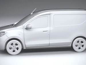 Dacia Dokker Van 2022 3D Model