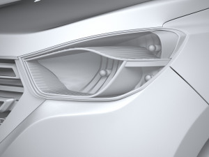 Dacia Dokker Van 2022 3D Model