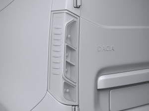 Dacia Dokker Van 2022 3D Model