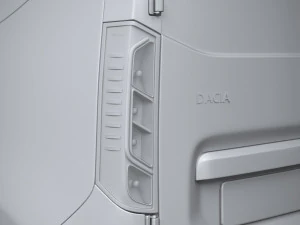 Dacia Dokker Van 2022 3D Model