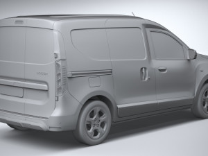 Dacia Dokker Van 2022 3D Model