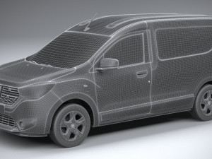 Dacia Dokker Van 2022 3D Model