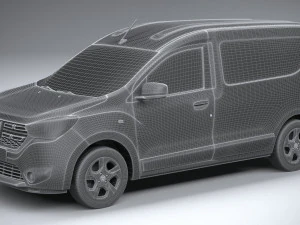 Dacia Dokker Van 2022 3D Model