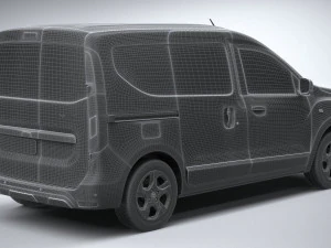 Dacia Dokker Van 2022 3D Model