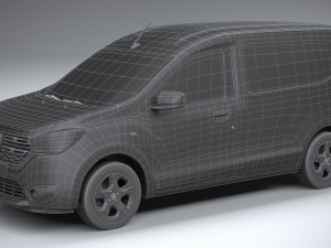 Dacia Dokker Van 2022 3D Model
