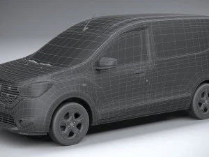 Dacia Dokker Van 2022 3D Model