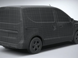 Dacia Dokker Van 2022 3D Model