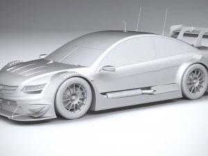 Generic Race Car DTM 2022 3D Model