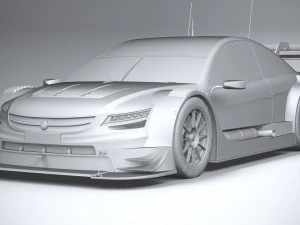 Generic Race Car DTM 2022 3D Model