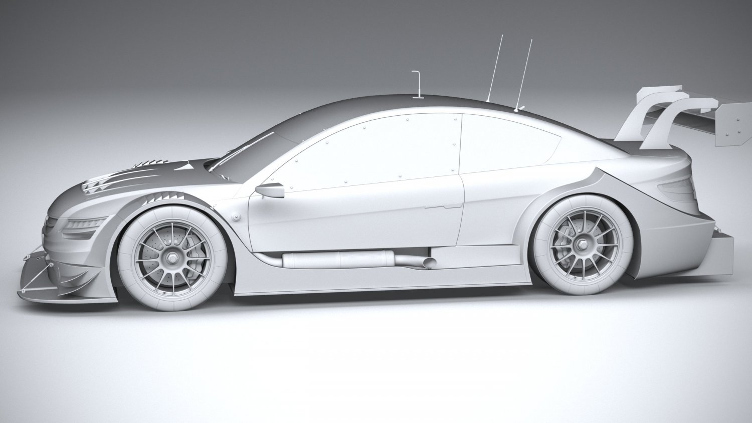 Generic Race Car GT3 2022 - 3D Model by SQUIR
