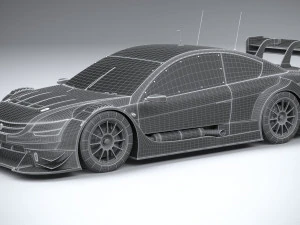 Generic Race Car DTM 2022 3D Model