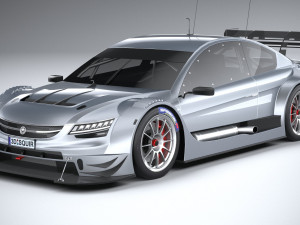 Generic Race Car DTM 2022 Lowpoly 3D मॉडल