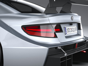 Generic Race Car DTM 2022 Lowpoly 3D मॉडल