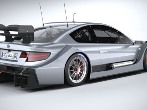 Generic Race Car DTM 2022 Lowpoly 3D मॉडल