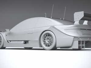 Generic Race Car DTM 2022 Lowpoly 3D मॉडल