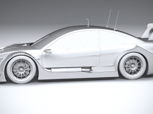 Generic Race Car DTM 2022 Lowpoly 3D मॉडल