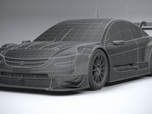 Generic Race Car DTM 2022 Lowpoly 3D मॉडल