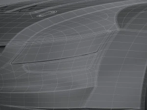 Generic Race Car DTM 2022 Lowpoly 3D Model