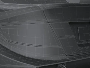 Generic Race Car DTM 2022 Lowpoly 3D Model