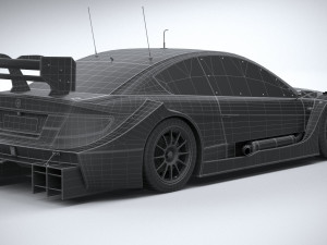 Generic Race Car DTM 2022 Lowpoly 3D मॉडल