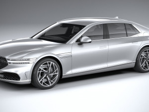 Genesis G90 2023 3D मॉडल