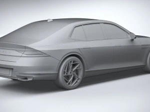 Genesis G90 2023 3D Model