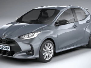 Mazda 2 Hybrid 2022 3D Model