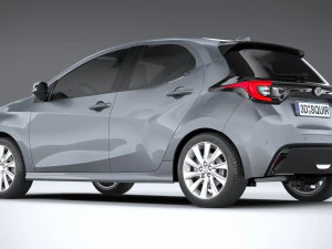 Mazda 2 Hybrid 2022 3D Model