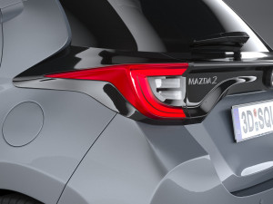 Mazda 2 Hybrid 2022 3D Model