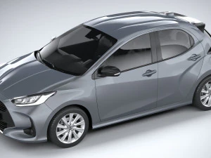 Mazda 2 Hybrid 2022 3D Model