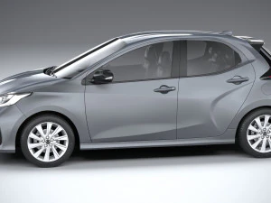 Mazda 2 Hybrid 2022 3D Model