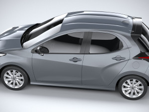 Mazda 2 Hybrid 2022 3D Model