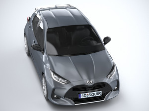Mazda 2 Hybrid 2022 3D Model