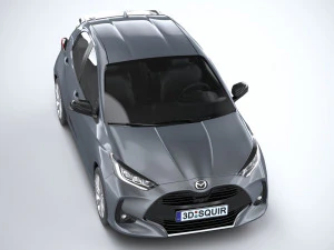 Mazda 2 Hybrid 2022 3D Model