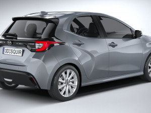 Mazda 2 Hybrid 2022 3D Model
