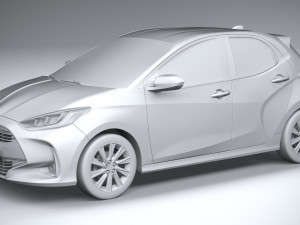 Mazda 2 Hybrid 2022 3D Model