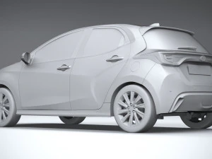 Mazda 2 Hybrid 2022 3D Model
