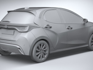 Mazda 2 Hybrid 2022 3D Model
