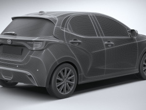 Mazda 2 Hybrid 2022 3D Model