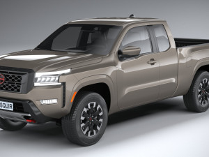 Nissan Frontier Kingcab Pro4x 2022 3D Model
