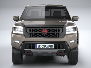 Nissan Frontier Kingcab Pro4x 2022 3D Model