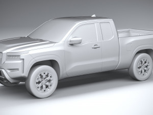 Nissan Frontier Kingcab Pro4x 2022 3D Model